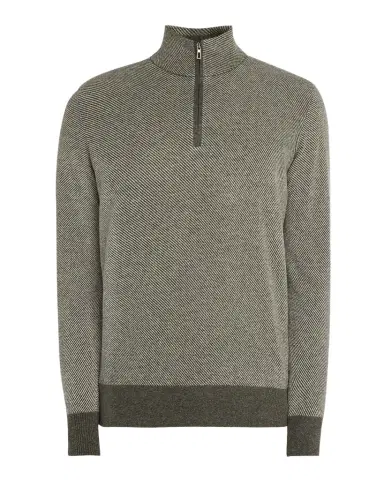 Loro Piana Men's Roadster 1/4-Zip Cashmere Sweater | Thumbnail 1 Loro Piana Men's Roadster 1/4-Zip Cashmere Sweater | Thumbnail 1