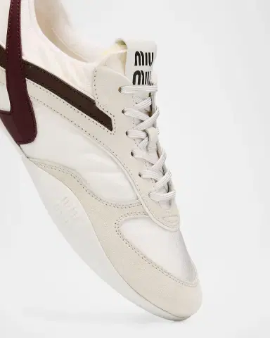 Miu Miu Colorblock Nylon Tech Runner Sneakers | Thumbnail 5 Miu Miu Colorblock Nylon Tech Runner Sneakers | Thumbnail 5
