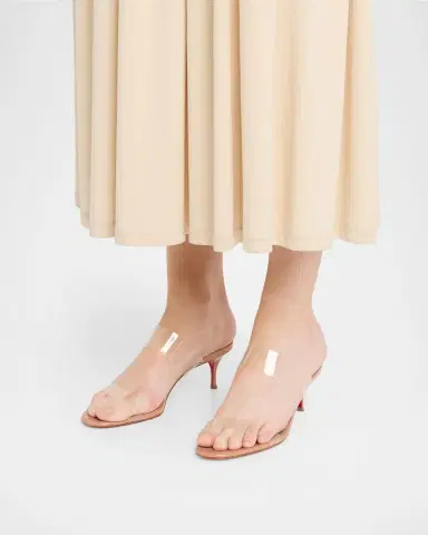 Christian Louboutin 55mm Just Nothing Clear Slide Sandals | Thumbnail 2 Christian Louboutin 55mm Just Nothing Clear Slide Sandals | Thumbnail 2