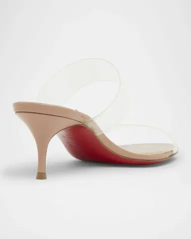 Christian Louboutin 55mm Just Nothing Clear Slide Sandals | Thumbnail 4 Christian Louboutin 55mm Just Nothing Clear Slide Sandals | Thumbnail 4