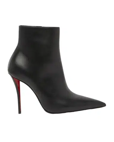 Christian Louboutin 100mm Miss Z Leather Booties | Thumbnail 1 Christian Louboutin 100mm Miss Z Leather Booties | Thumbnail 1