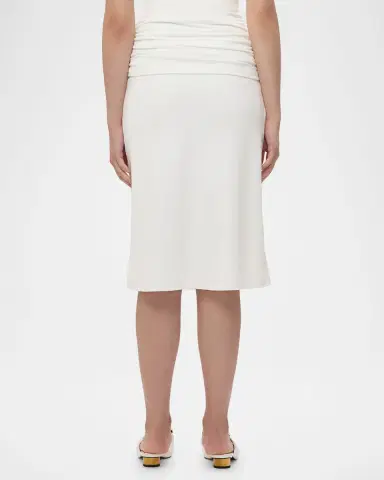 Herve Leger Valentina Drape Midi Skirt | Thumbnail 3 Herve Leger Valentina Drape Midi Skirt | Thumbnail 3