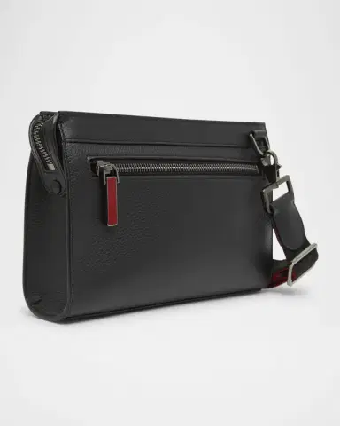 Christian Louboutin Men 's Funky Leather Empire Spikes Crossbody Bag | Thumbnail 2 Christian Louboutin Men 's Funky Leather Empire Spikes Crossbody Bag | Thumbnail 2