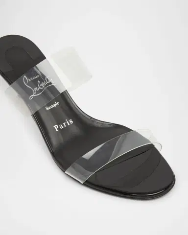 Christian Louboutin 55mm Just Nothing Clear Slide Sandals | Thumbnail 3 Christian Louboutin 55mm Just Nothing Clear Slide Sandals | Thumbnail 3