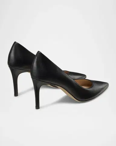 Stuart Weitzman Stuart Leather Stiletto Pumps | Thumbnail 3 Stuart Weitzman Stuart Leather Stiletto Pumps | Thumbnail 3