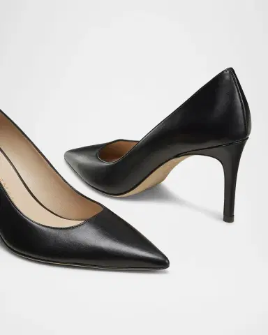 Stuart Weitzman Stuart Leather Stiletto Pumps | Thumbnail 4 Stuart Weitzman Stuart Leather Stiletto Pumps | Thumbnail 4