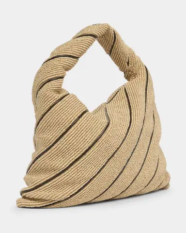 Bottega Veneta Hop Large Striped Shoulder Bag | Thumbnail 3 Bottega Veneta Hop Large Striped Shoulder Bag | Thumbnail 3