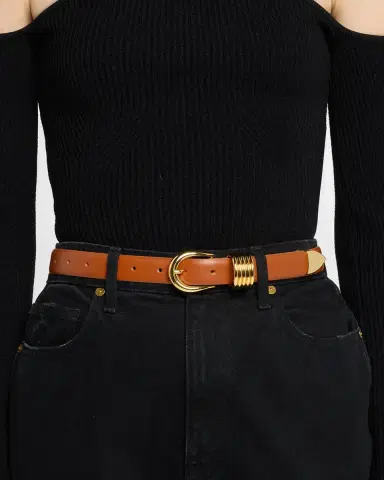 Déhanche Hollyhock Triple Wrap Calf Leather Medium Belt | Thumbnail 2 Déhanche Hollyhock Triple Wrap Calf Leather Medium Belt | Thumbnail 2