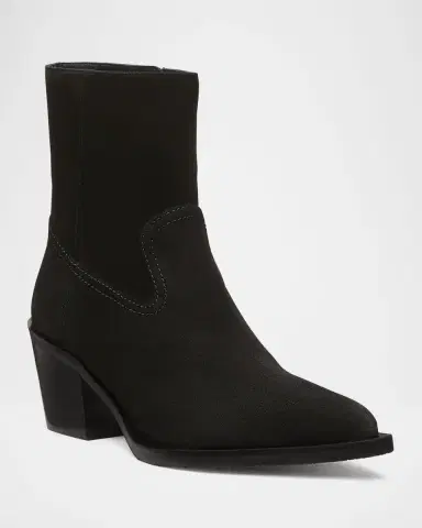 Stuart Weitzman Tate Suede Booties | Thumbnail 2 Stuart Weitzman Tate Suede Booties | Thumbnail 2