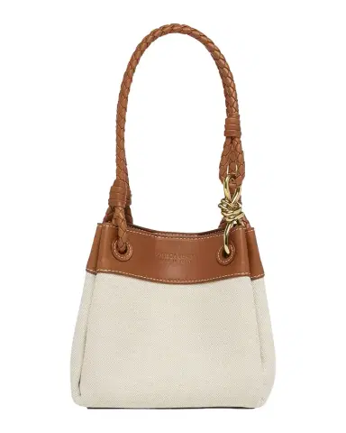 Bottega Veneta Parachute Small Canvas Shoulder Bag | Thumbnail 1 Bottega Veneta Parachute Small Canvas Shoulder Bag | Thumbnail 1