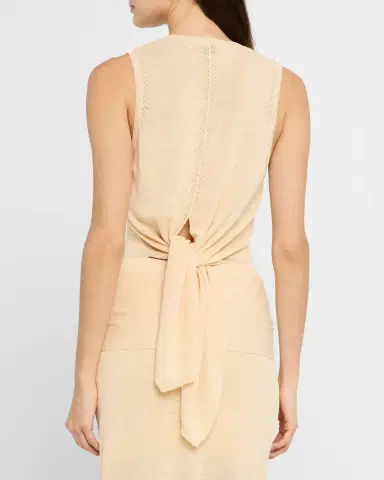 Proenza Schouler White Label Heyde Sleeveless Sweater | Thumbnail 3 Proenza Schouler White Label Heyde Sleeveless Sweater | Thumbnail 3