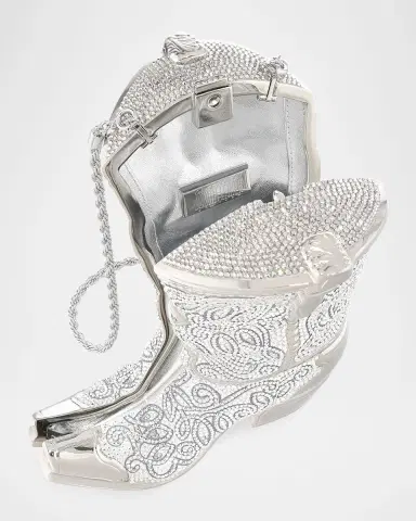 Judith Leiber Couture Crystal Cowboy Boot Clutch Bag | Thumbnail 2 Judith Leiber Couture Crystal Cowboy Boot Clutch Bag | Thumbnail 2