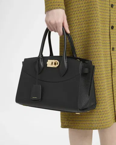 Ferragamo The New Studio Soft Leather Top-Handle Bag | Thumbnail 2 Ferragamo The New Studio Soft Leather Top-Handle Bag | Thumbnail 2
