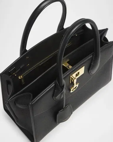 Ferragamo The New Studio Soft Leather Top-Handle Bag | Thumbnail 4 Ferragamo The New Studio Soft Leather Top-Handle Bag | Thumbnail 4