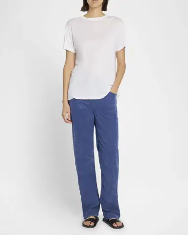 THE ROW Rubis Short-Sleeve Top | Thumbnail 2 THE ROW Rubis Short-Sleeve Top | Thumbnail 2