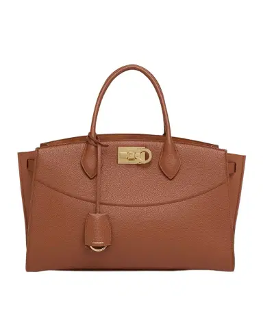 Ferragamo The New Studio Soft Leather Top-Handle Bag | Thumbnail 1 Ferragamo The New Studio Soft Leather Top-Handle Bag | Thumbnail 1