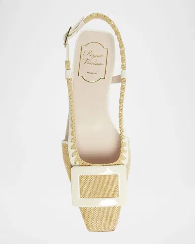 Roger Vivier Belle Vivier Buckle Slingback Pumps | Thumbnail 4 Roger Vivier Belle Vivier Buckle Slingback Pumps | Thumbnail 4