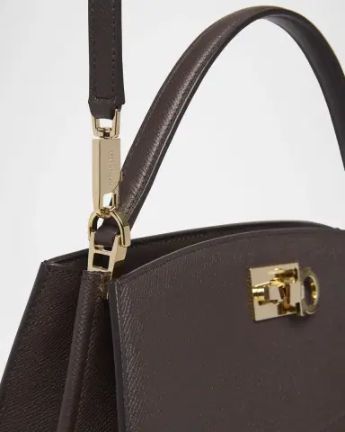 Ferragamo The New Studio Box Leather Top-Handle Bag | Thumbnail 6 Ferragamo The New Studio Box Leather Top-Handle Bag | Thumbnail 6