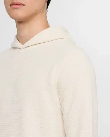 Vince Men's Double-Face Textured Hoodie | Thumbnail 5 Vince Men's Double-Face Textured Hoodie | Thumbnail 5