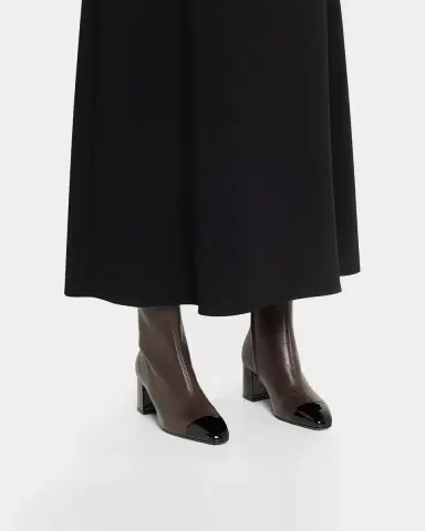 Ferragamo Sambi Cap-Toe Leather Ankle Boots | Thumbnail 2 Ferragamo Sambi Cap-Toe Leather Ankle Boots | Thumbnail 2