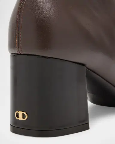 Ferragamo Sambi Cap-Toe Leather Ankle Boots | Thumbnail 5 Ferragamo Sambi Cap-Toe Leather Ankle Boots | Thumbnail 5