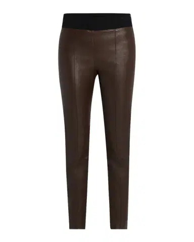 Brunello Cucinelli Leather Stretch Front Seam Leggings | Thumbnail 1 Brunello Cucinelli Leather Stretch Front Seam Leggings | Thumbnail 1