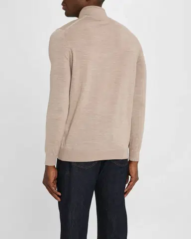 Reiss Men's Blackhall Quarter-Zip Sweater | Thumbnail 3 Reiss Men's Blackhall Quarter-Zip Sweater | Thumbnail 3