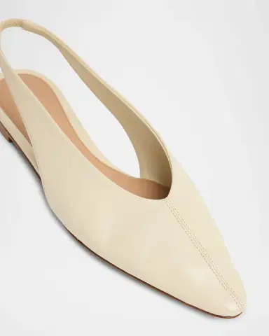 Bottega Veneta Slingback Pointed Leather Ballet Flats | Thumbnail 5 Bottega Veneta Slingback Pointed Leather Ballet Flats | Thumbnail 5