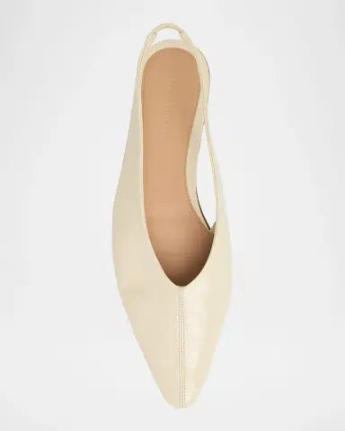 Bottega Veneta Slingback Pointed Leather Ballet Flats | Thumbnail 6 Bottega Veneta Slingback Pointed Leather Ballet Flats | Thumbnail 6