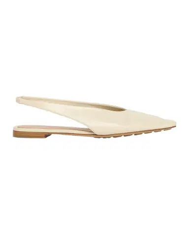 Bottega Veneta Slingback Pointed Leather Ballet Flats | Thumbnail 1 Bottega Veneta Slingback Pointed Leather Ballet Flats | Thumbnail 1