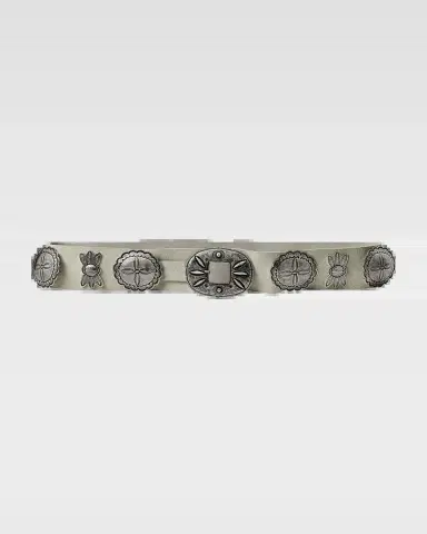 Ralph Lauren Collection Suede Cast Concho Belt | Thumbnail 2 Ralph Lauren Collection Suede Cast Concho Belt | Thumbnail 2