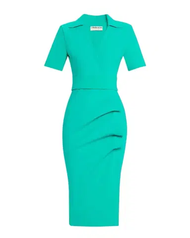 Chiara Boni La Petite Robe Ittig Ruffle Bodycon Midi Dress | Thumbnail 1 Chiara Boni La Petite Robe Ittig Ruffle Bodycon Midi Dress | Thumbnail 1