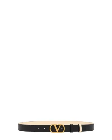 Valentino Garavani VLogo Signature Reversible Leather Belt, 30mm | Thumbnail 1 Valentino Garavani VLogo Signature Reversible Leather Belt, 30mm | Thumbnail 1