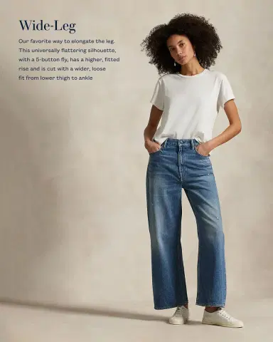 Polo Ralph Lauren High-Rise Wide-Leg Crop Jeans | Thumbnail 5 Polo Ralph Lauren High-Rise Wide-Leg Crop Jeans | Thumbnail 5
