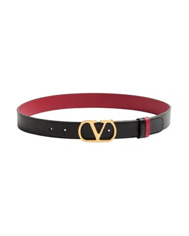 Valentino Garavani VLogo Signature Reversible Leather Belt, 30mm | Thumbnail 1 Valentino Garavani VLogo Signature Reversible Leather Belt, 30mm | Thumbnail 1