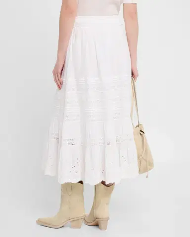 Polo Ralph Lauren Lace-Trim Cotton Voile Skirt | Thumbnail 3 Polo Ralph Lauren Lace-Trim Cotton Voile Skirt | Thumbnail 3