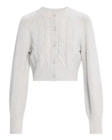 Toccin Rita Cropped Wool and Cashmere Cable-Knit Cardigan | Thumbnail 1 Toccin Rita Cropped Wool and Cashmere Cable-Knit Cardigan | Thumbnail 1
