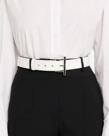 McQueen T-Bar Skinny Leather Belt | Thumbnail 2 McQueen T-Bar Skinny Leather Belt | Thumbnail 2