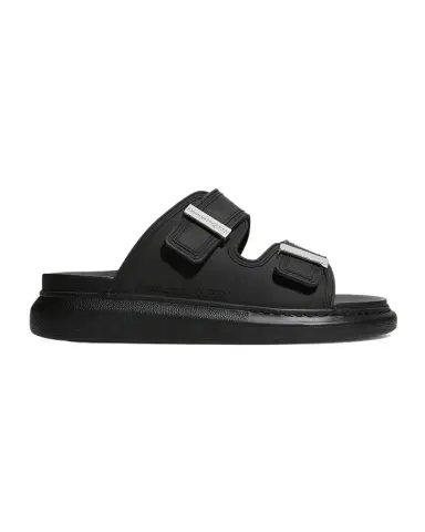 McQueen Men's Rubber Double-Buckle Sandals | Thumbnail 1 McQueen Men's Rubber Double-Buckle Sandals | Thumbnail 1