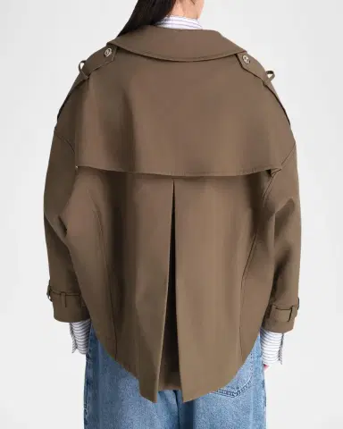 TWP Bogie Short Trench Coat | Thumbnail 3 TWP Bogie Short Trench Coat | Thumbnail 3