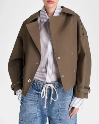 TWP Bogie Short Trench Coat | Thumbnail 4 TWP Bogie Short Trench Coat | Thumbnail 4