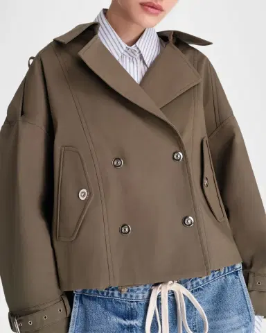 TWP Bogie Short Trench Coat | Thumbnail 5 TWP Bogie Short Trench Coat | Thumbnail 5