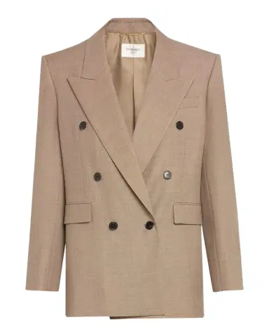 Saint Laurent Double-Breasted Blazer | Thumbnail 1 Saint Laurent Double-Breasted Blazer | Thumbnail 1