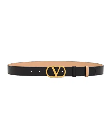Valentino Garavani VLogo Signature Reversible Leather Belt, 30mm | Thumbnail 1 Valentino Garavani VLogo Signature Reversible Leather Belt, 30mm | Thumbnail 1