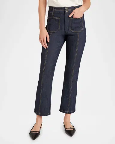 Cinq a Sept Dorothea Denim Patch Pocket Pants | Thumbnail 3 Cinq a Sept Dorothea Denim Patch Pocket Pants | Thumbnail 3