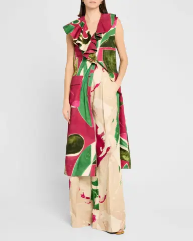 Ulla Johnson UJ x Lee Krasner Mitchell Wide-Leg Pants | Thumbnail 2 Ulla Johnson UJ x Lee Krasner Mitchell Wide-Leg Pants | Thumbnail 2