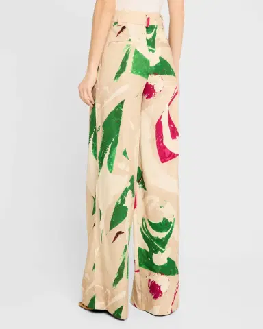 Ulla Johnson UJ x Lee Krasner Mitchell Wide-Leg Pants | Thumbnail 3 Ulla Johnson UJ x Lee Krasner Mitchell Wide-Leg Pants | Thumbnail 3