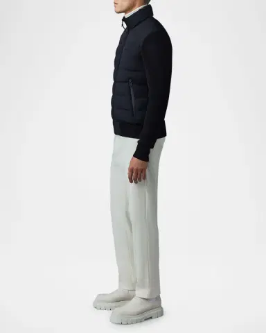 Mackage Men 's Haney-City Hybrid Light Down Jacket | Thumbnail 2 Mackage Men 's Haney-City Hybrid Light Down Jacket | Thumbnail 2