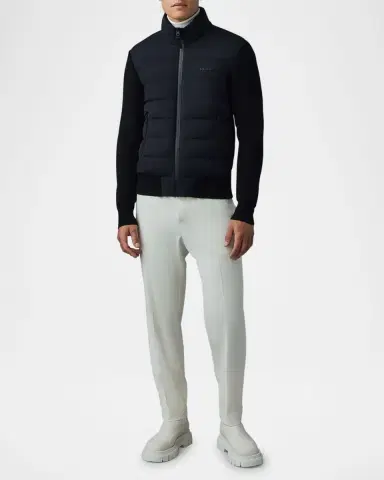 Mackage Men 's Haney-City Hybrid Light Down Jacket | Thumbnail 4 Mackage Men 's Haney-City Hybrid Light Down Jacket | Thumbnail 4