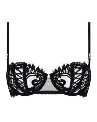 Lise Charmel Desirs De Venise Lace & Tulle Demi Bra | Thumbnail 1 Lise Charmel Desirs De Venise Lace & Tulle Demi Bra | Thumbnail 1